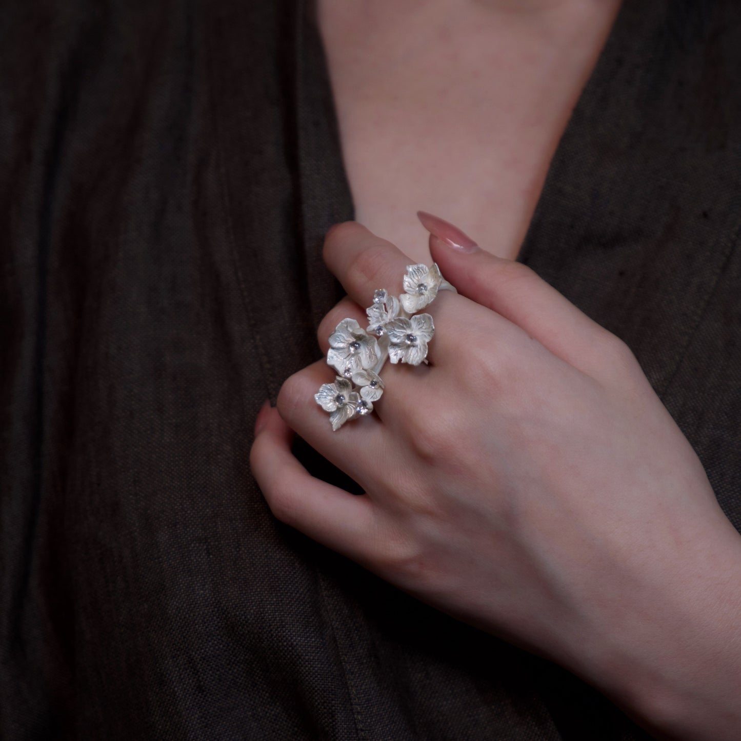 Hydrangeas Ring