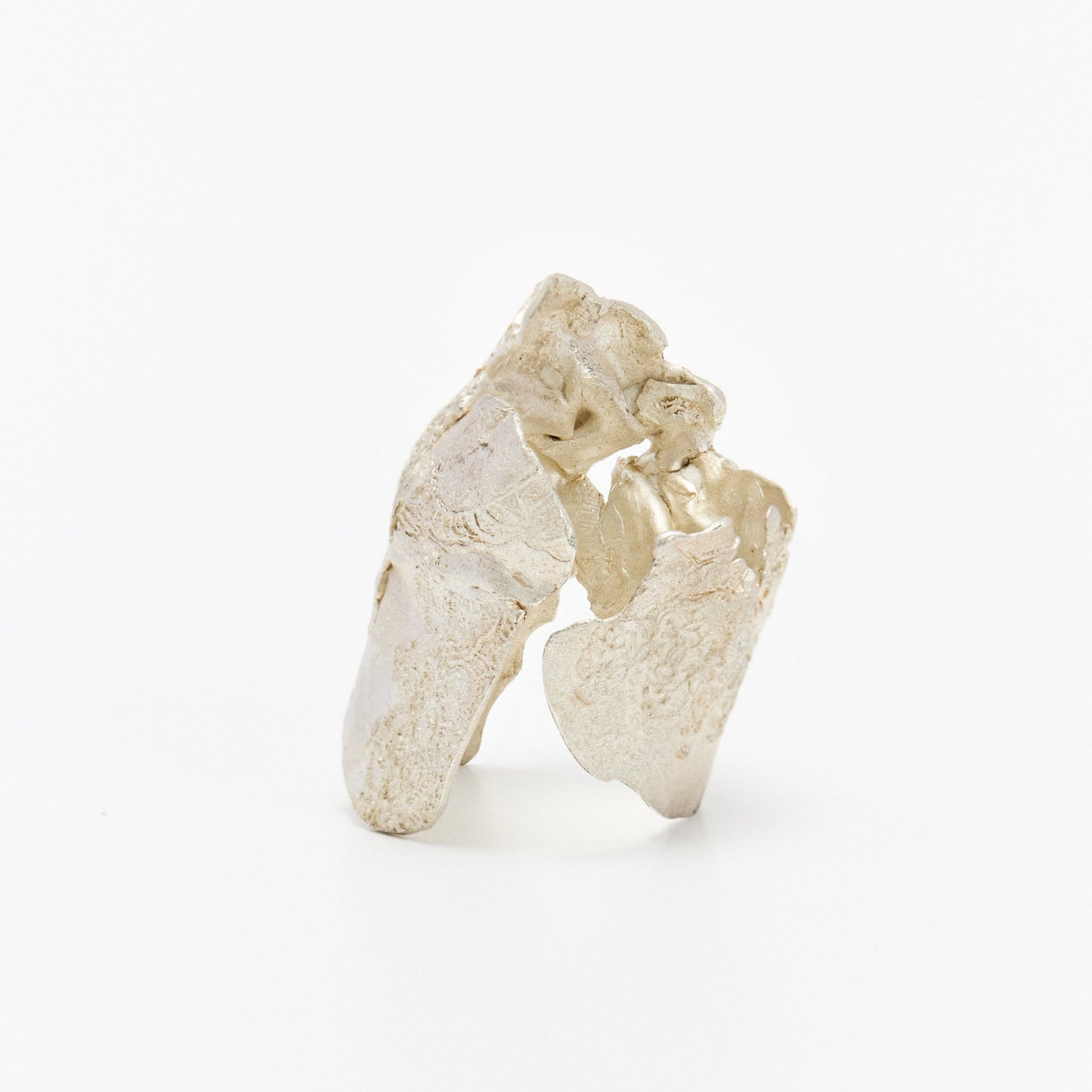 Wrinkled Lace Bandage Ring No.1