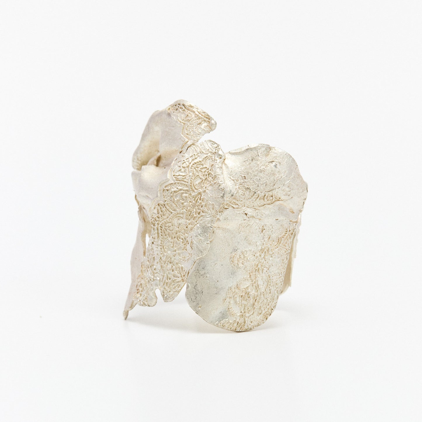 Wrinkled Lace Bandage Ring No.1