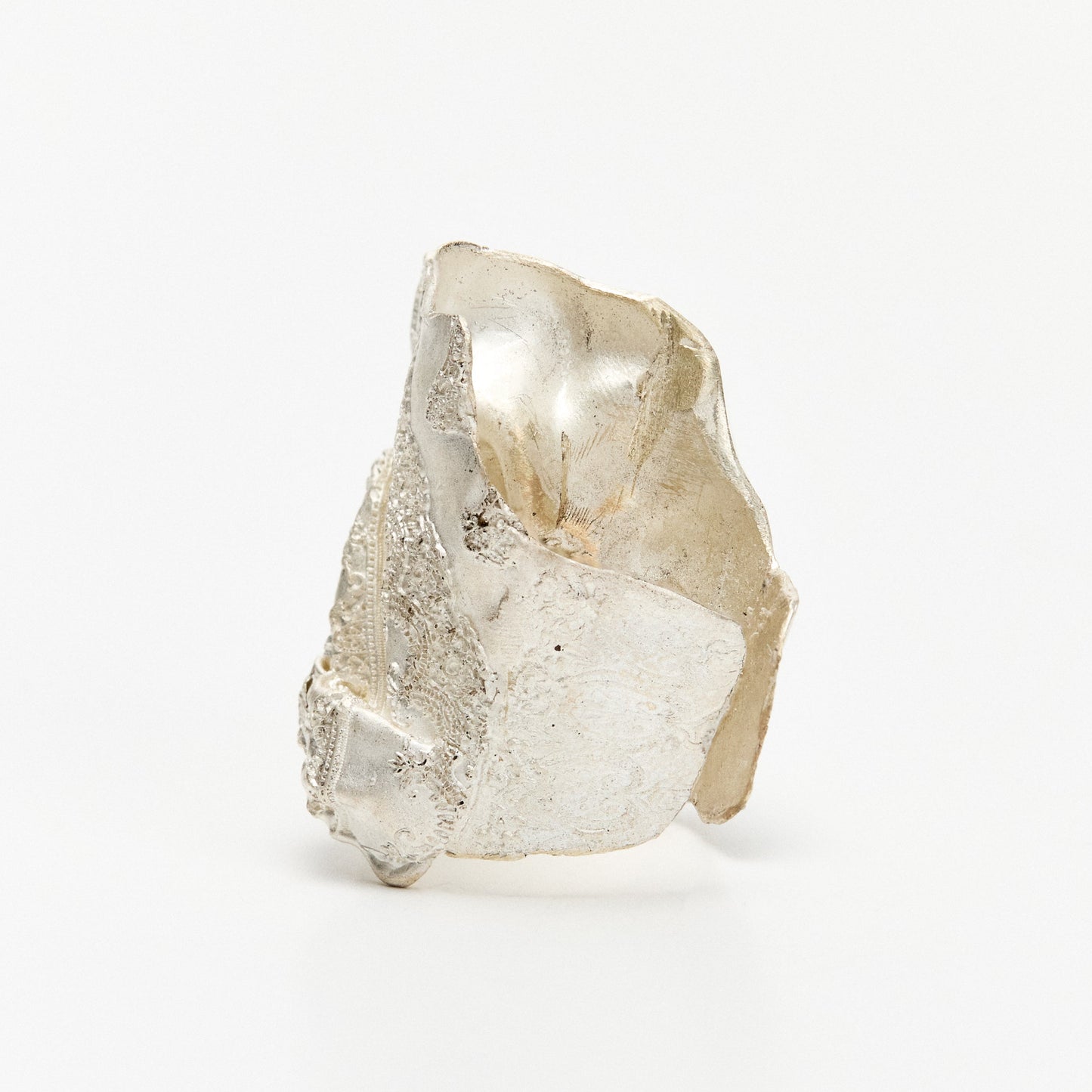 Wrinkled Lace Bandage Ring No.2