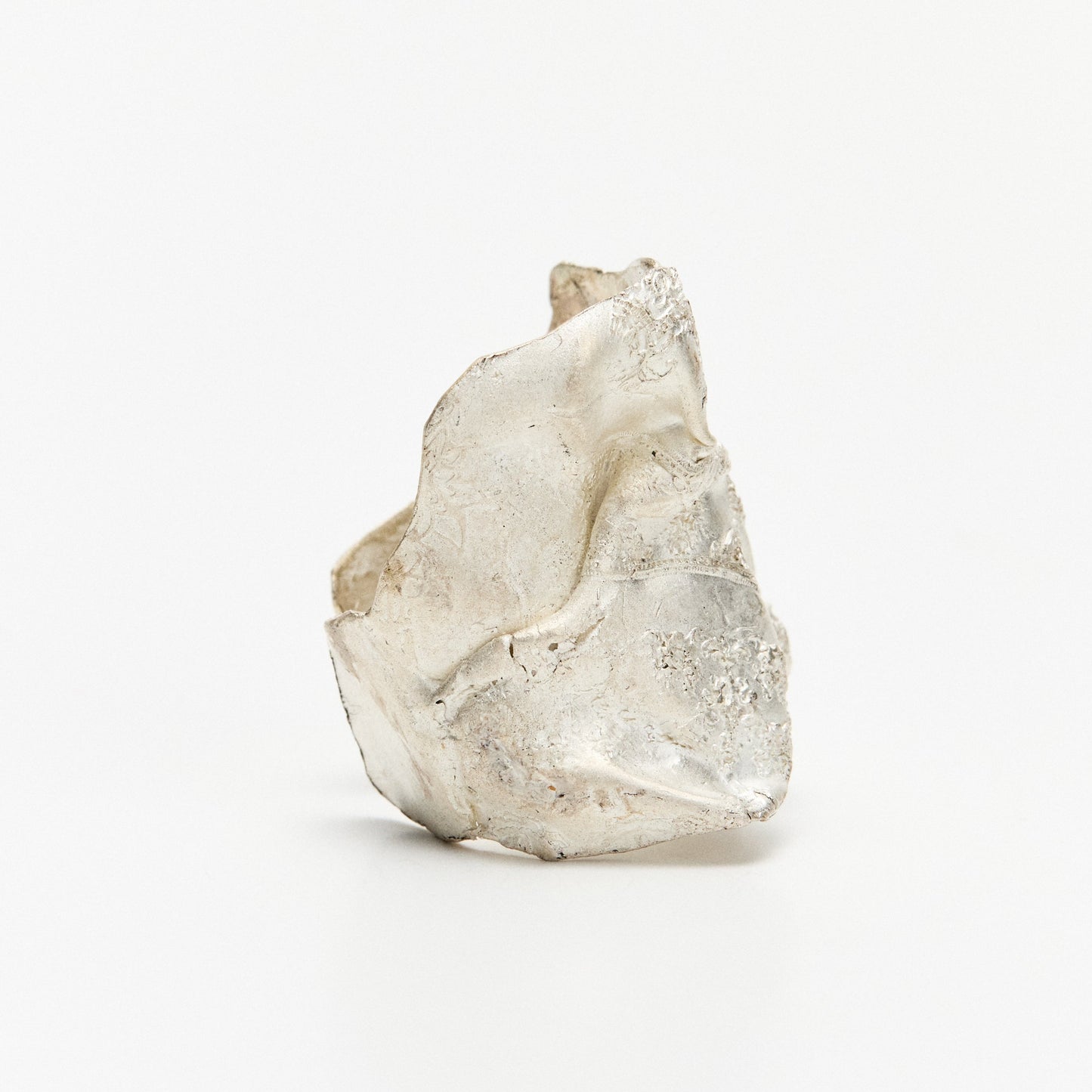 Wrinkled Lace Bandage Ring No.2