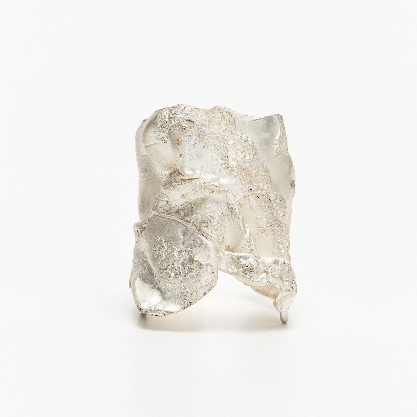 Wrinkled Lace Bandage Ring No.2