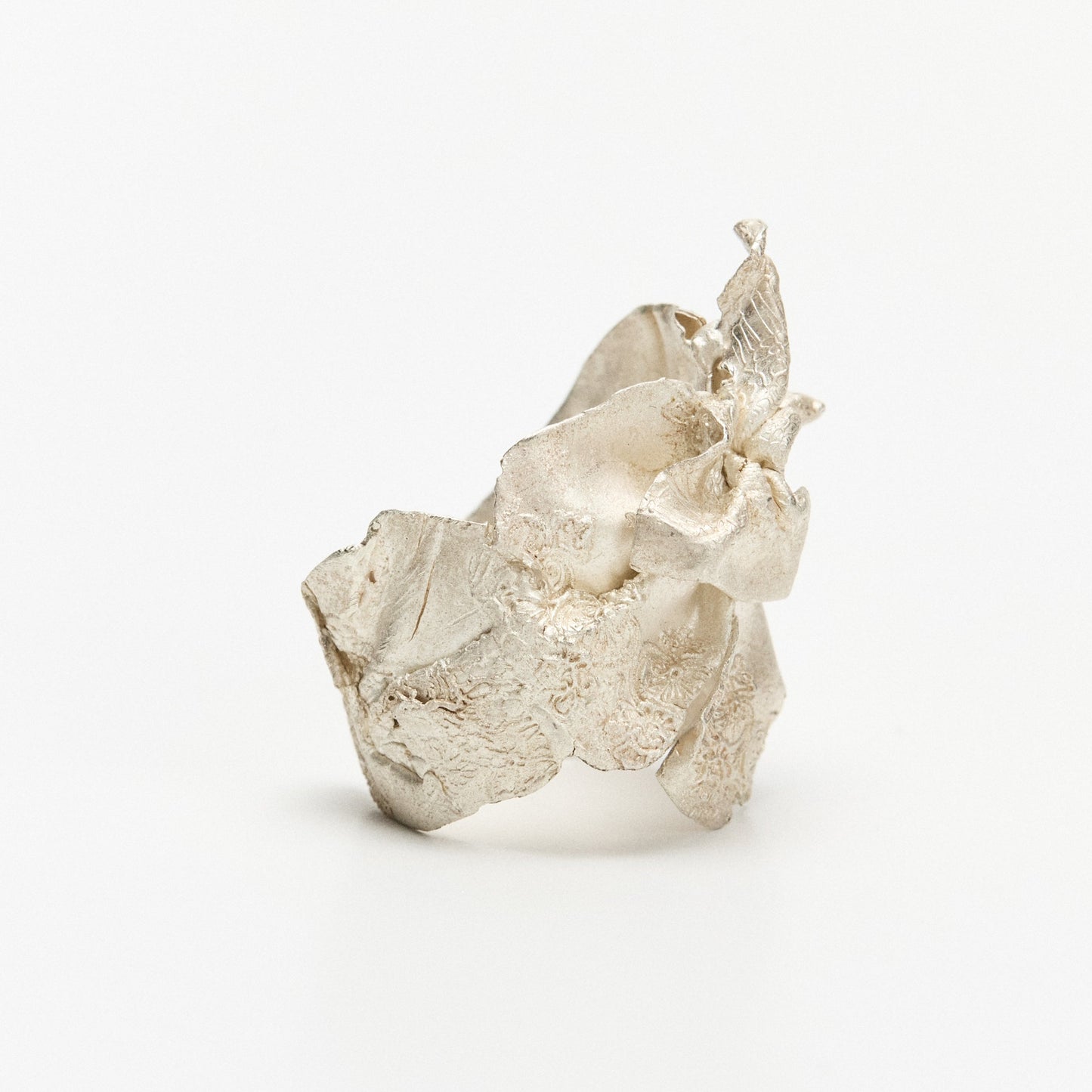 Wrinkled Lace Bandage Ring No.3