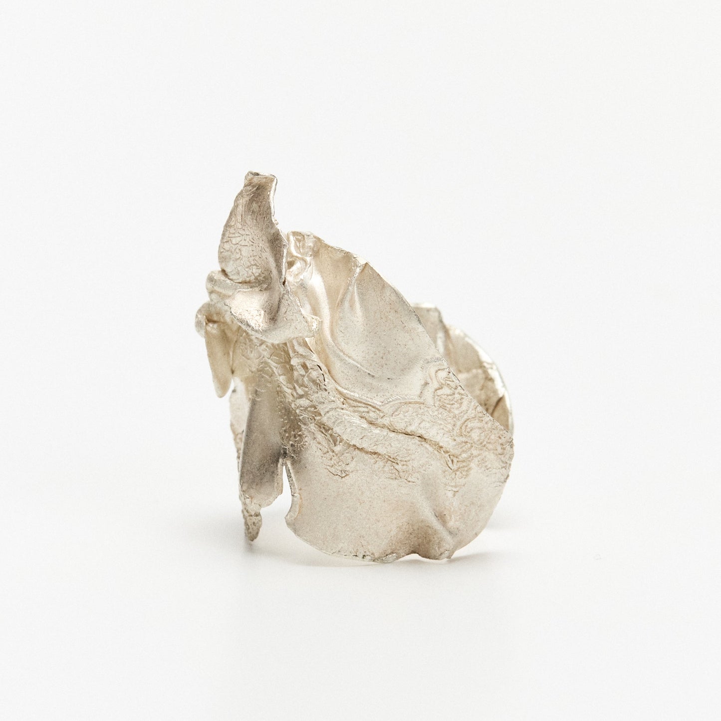 Wrinkled Lace Bandage Ring No.3