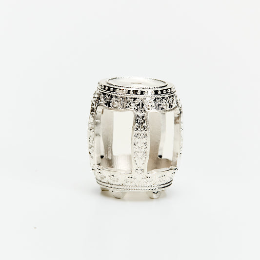 Brocade Drum Incense Holder