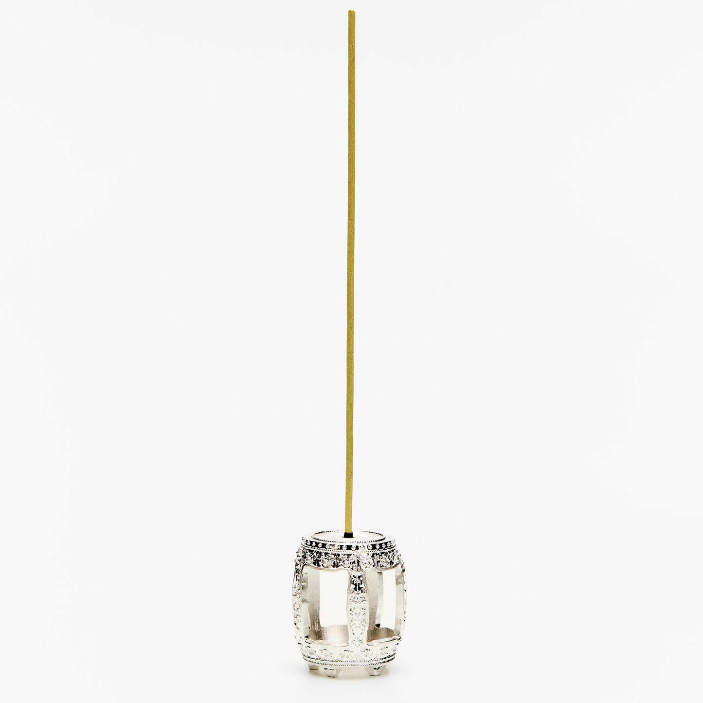 Brocade Drum Incense Holder