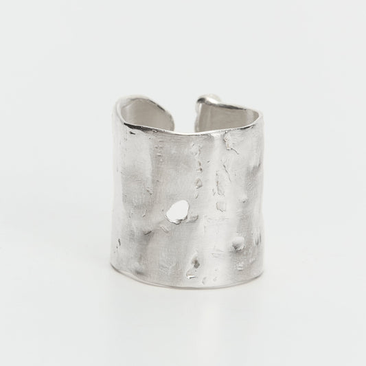 Matte Sterling Parasitoid Ring