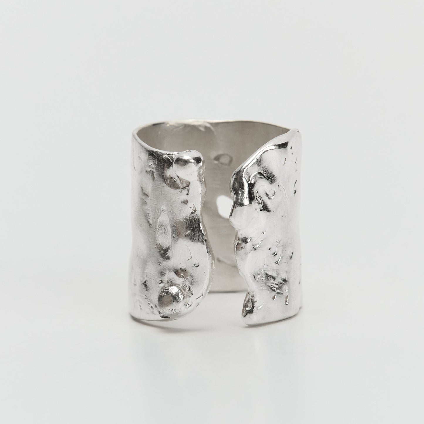 Matte Sterling Parasitoid Ring