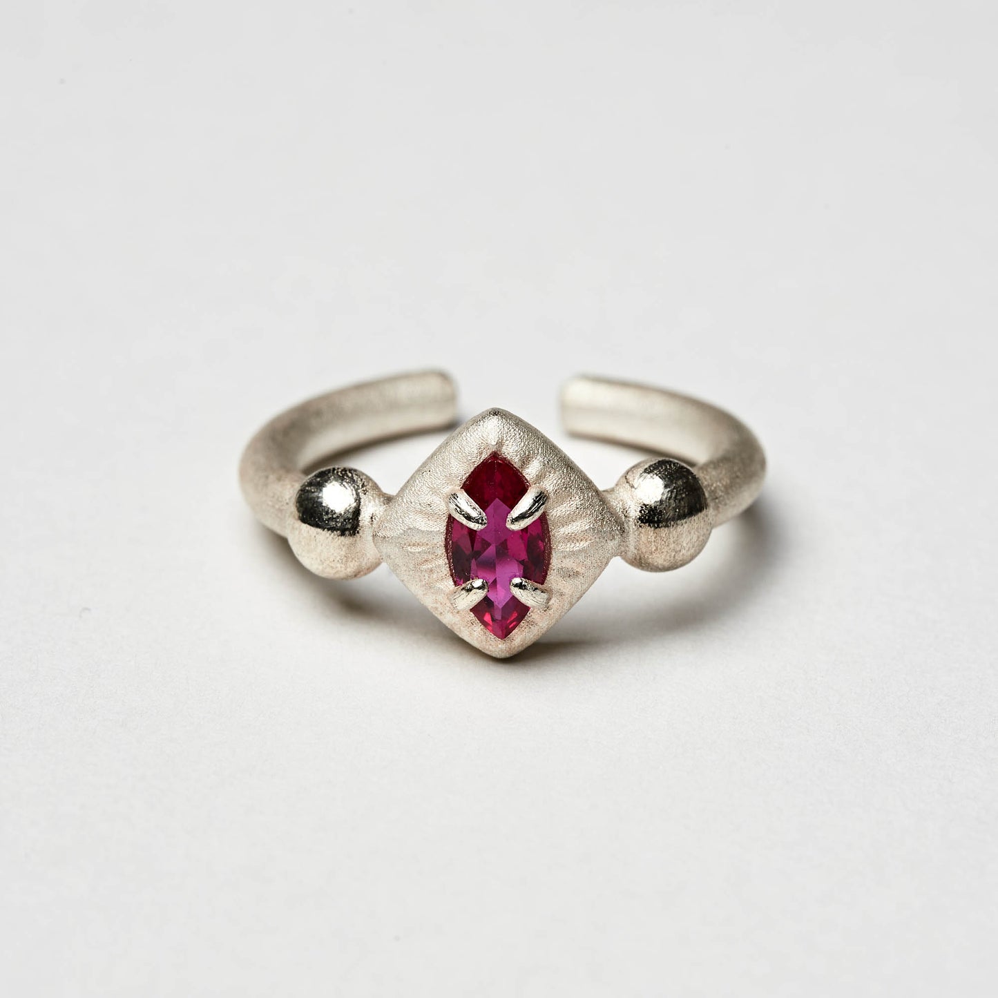 Thistles and Thorns Ring "Ruby"