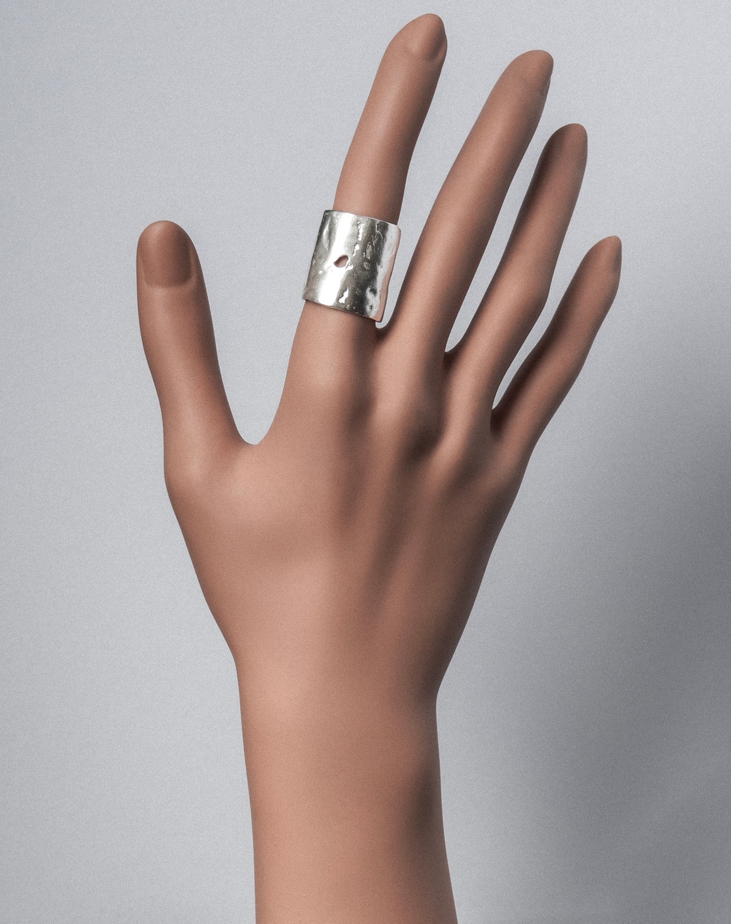 Matte Sterling Parasitoid Ring